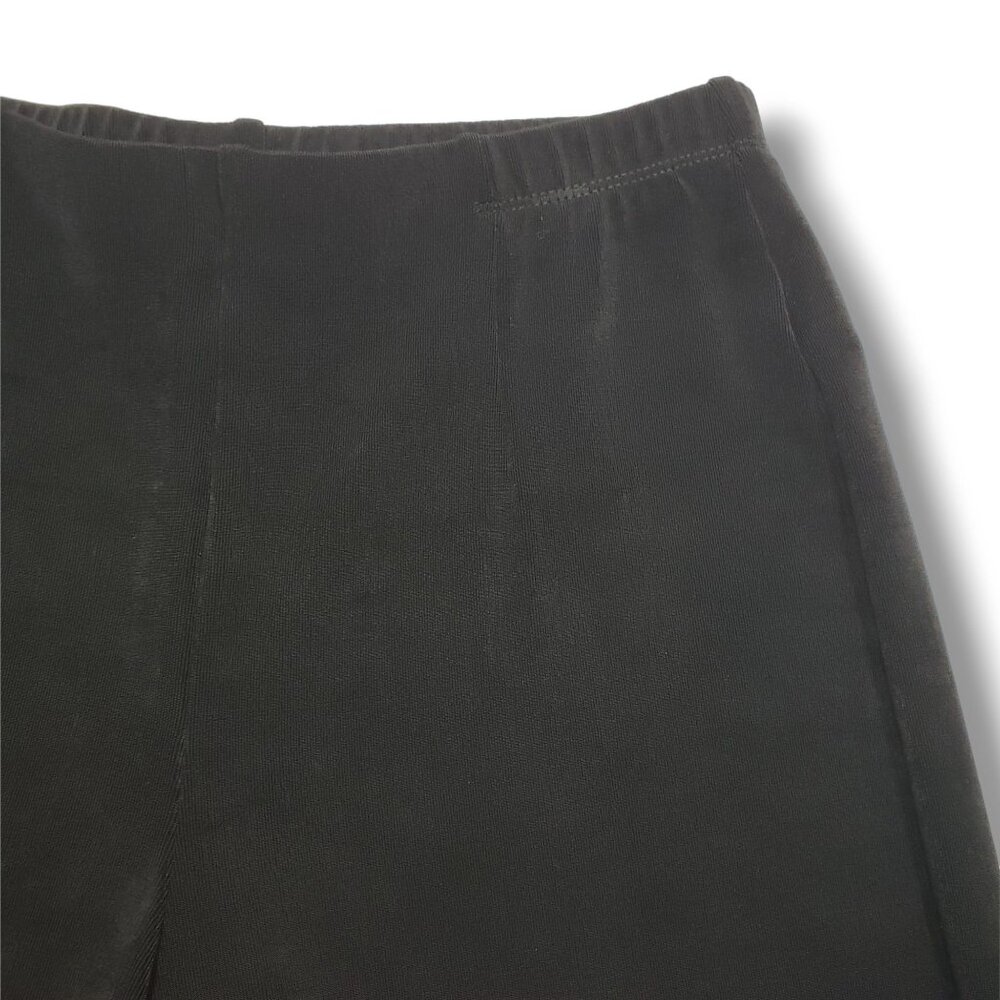 Chicos Travelers Straight Pants Womens Small‎ Black High Rise Pull On HEMMED - Picture 3 of 9